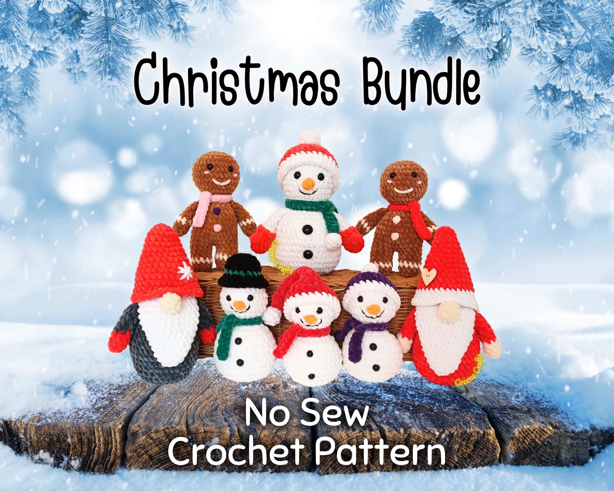 39 Christmas Gnome Crochet Patterns for Cozy Holiday Decorating 14 Crochet Pattern Bundle: Christmas Gnome