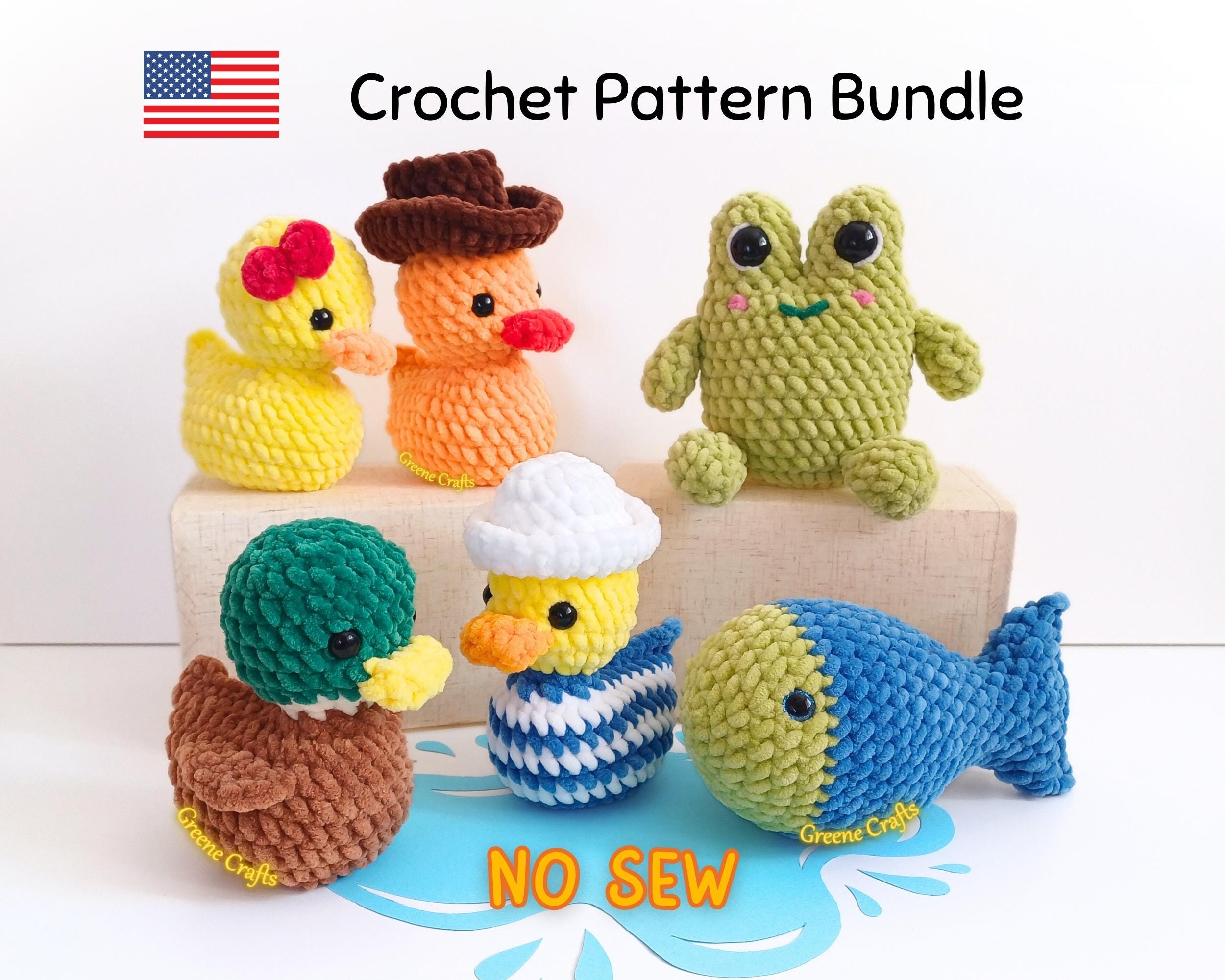 32 Rubber Duck Crochet Patterns for Quirky Handmade Gifts and Cute Decor 10 Crochet Pattern Bundle: Rubber Duck
