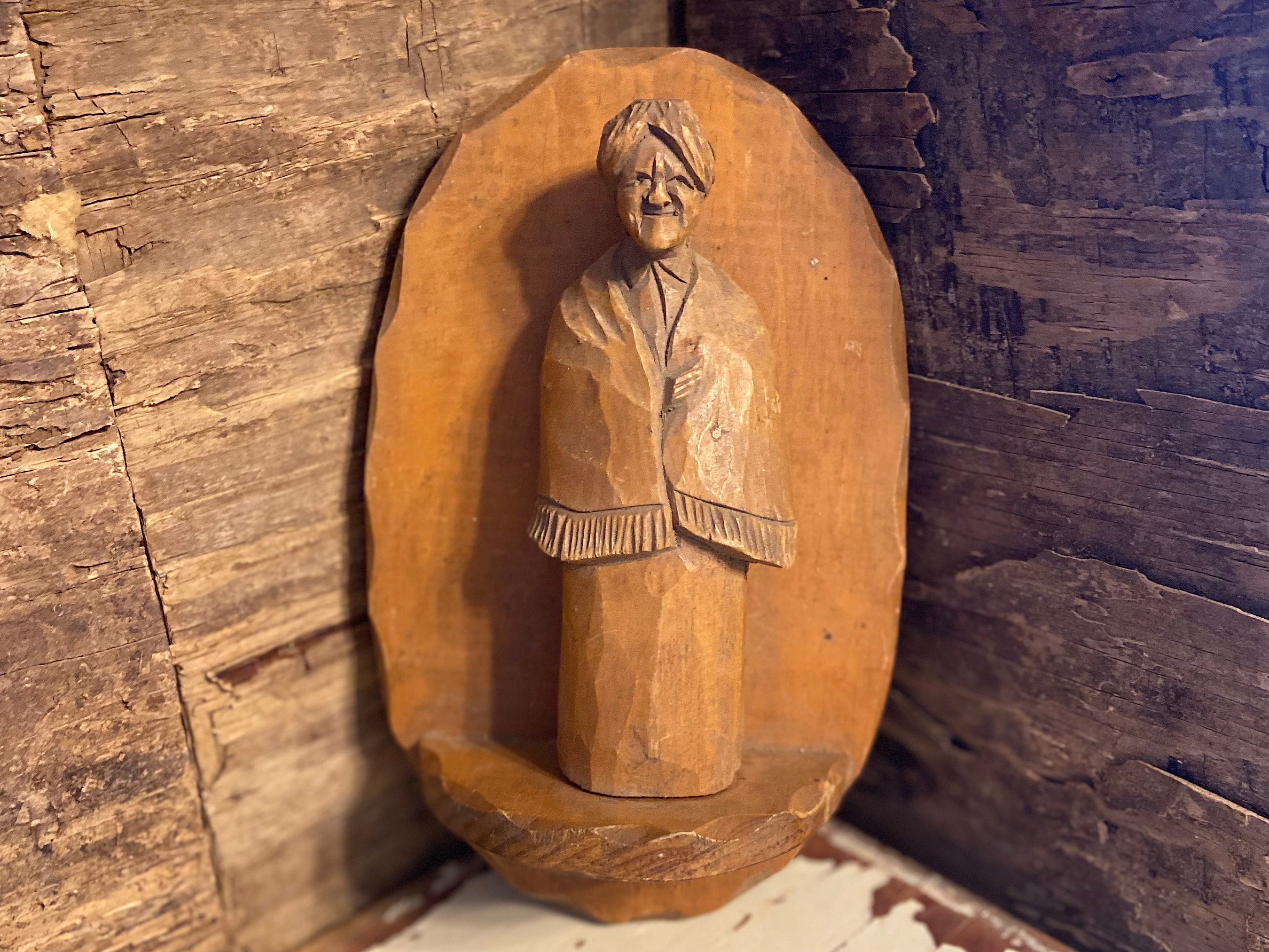 Native american wood hanging carving - Etsy 日本