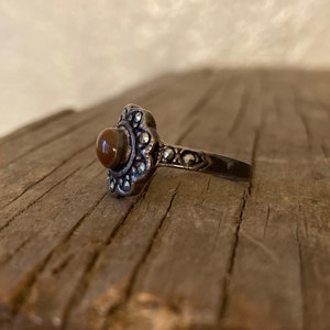 Vintage Estate Sterling Silver Marcasites Ring Size 7.25