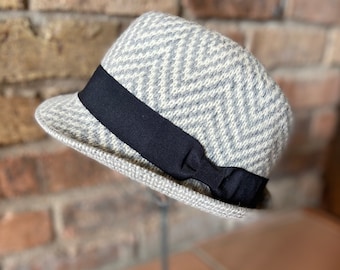 Tinatoo Elegant Gray Wool Fedora‎ Hat with Bow Detail Classic Vintage Style Tinatoo Elegant Gray Wool Fedora Hat With Bow Detail Classic  main image 3
