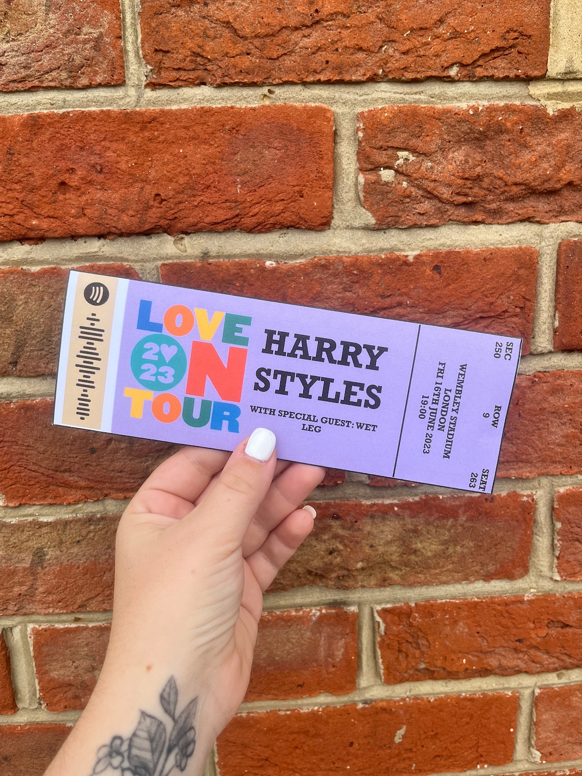 Harry Styles LOT 2023 Memorabilia Ticket Etsy UK