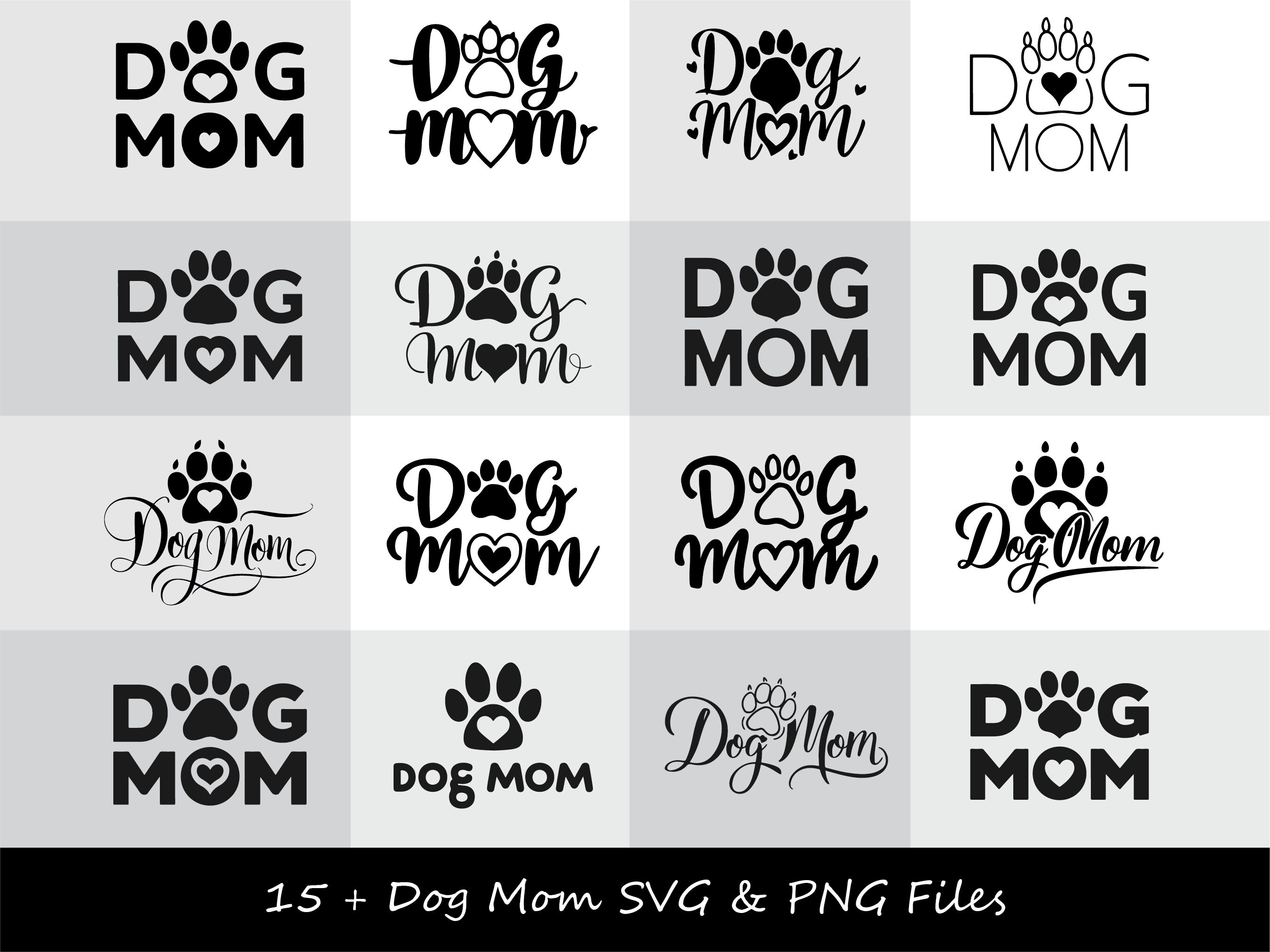 Chien maman SVG, chien maman PNG, SVG amoureux des chiens, maman svg, sublimation chien maman, chien maman png, animal de compagnie svg, svg empreinte de patte, chien svg, svg patte de chien