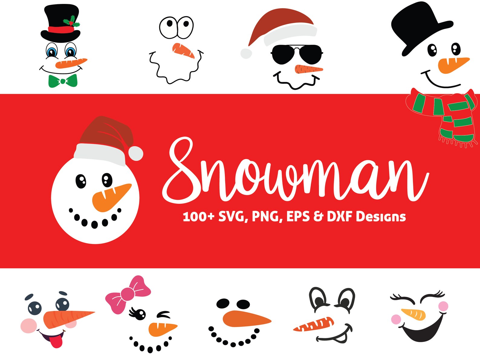 Snowman Face SVG Snowman Svg Frosty The Snowman Face Svg Winter Svg