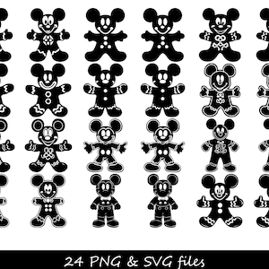 Gingerbread SVG, Mickey Gingerbread SVG, Gingerbread mouse SVG, Christmas Disney svg, Christmas Gingerbread svg, Mickey Svg