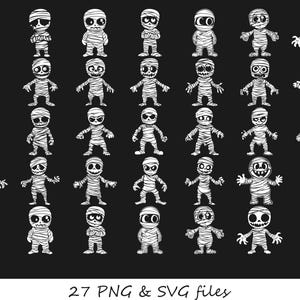 Mumie SVG, Mumie SVG-Bundle, Halloween Mumie SVG, süße Mumie svg, Mama Clipart svg, Mama Gesicht svg, Mumie Silhouette svg, gruselige Mumie svg