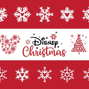 Mickey Snowflake SVG, Christmas snowflake SVG, Snowflake SVG Kids