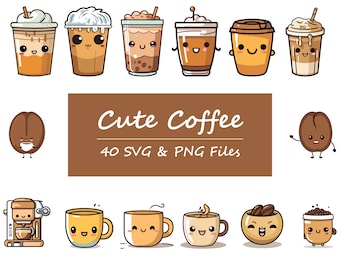 Coffee SVG, Coffee Mug SVG, Coffee Bar SVG, Iced Coffee svg, But First Coffee svg, Coffee Cup svg, Cute Coffee svg, Kawaii Coffee svg
