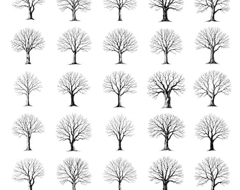Arbre dénudé SVG, arbre dénudé PNG, arbre Silhouette SVG, arbre minimaliste png, arbre hiver svg, branche art png, arbre audacieux svg, automne arbre png