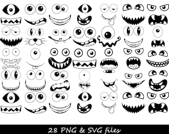Monster Face SVG, Monster SVG, Mama's Little Monster SVG, Cartoon Monster svg, Snuggle Monster svg, Cute Monster svg, Fuzzy Monster svg
