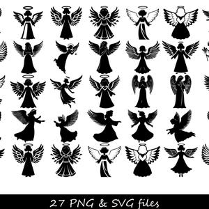 Engel SVG, Weihnachtsengel SVG, Krippe SVG, Engel Flügel SVG, Engel Art SVG, Schutzengel SVG, Engel Clipart, Christliche Kerze, Christliche Illustration