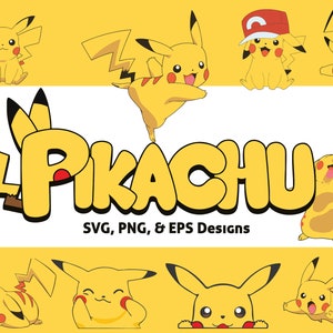 Layered Cartoon SVG, Anime SVG, Poke SVG, Pika svg