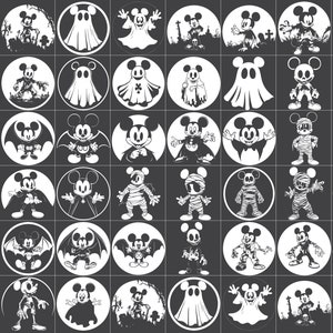 Mickey Halloween SVG, Mickey and Minnie Halloween SVG, Mouse Halloween svg, Cartoon Halloween svg, Kids Halloween svg, SVG Mickey Halloween