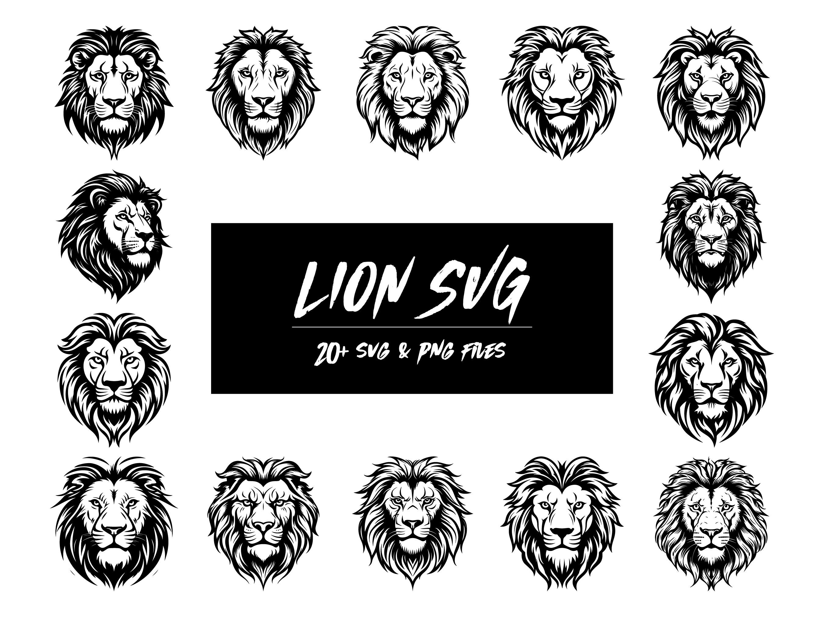 Lion SVG Lion head SVG Lion roar SVG svg Lion Mustafa Lion - Etsy Portugal