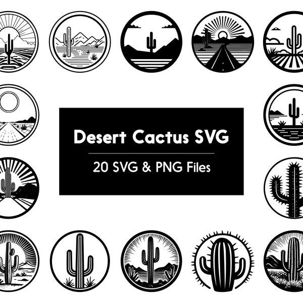 Desert Cactus SVG, Cactus SVG, Cactus Silhouette SVG, Cactus Tumbler svg, Cactus Earring svg, Arizona Cactus svg, Desert svg