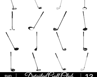 golf club svg, golf club png, golf shirt svg, golf decal svg, golf dad svg, golfer svg, detailed golf svg