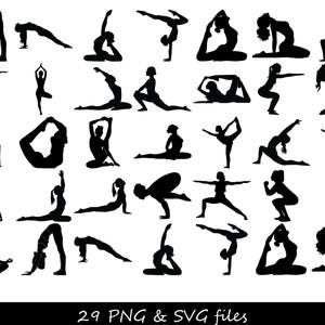 Yoga SVG, Fitness SVG, Meditazione SVG, Pose Yoga svg, Ragazza Yoga svg, Namaste svg, Indù svg, Silhouette Yoga svg, Zen svg, Chakra svg