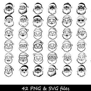 Weihnachtsmann Gesicht SVG, Weihnachtsmann SVG, Weihnachten Weihnachtsmann svg, Weihnachtsmann Gesicht Clipart, Weihnachtsmann SVG Bundle, Weihnachtsmütze svg, Vintage Weihnachtsmann svg, lustige Weihnachtsmann svg