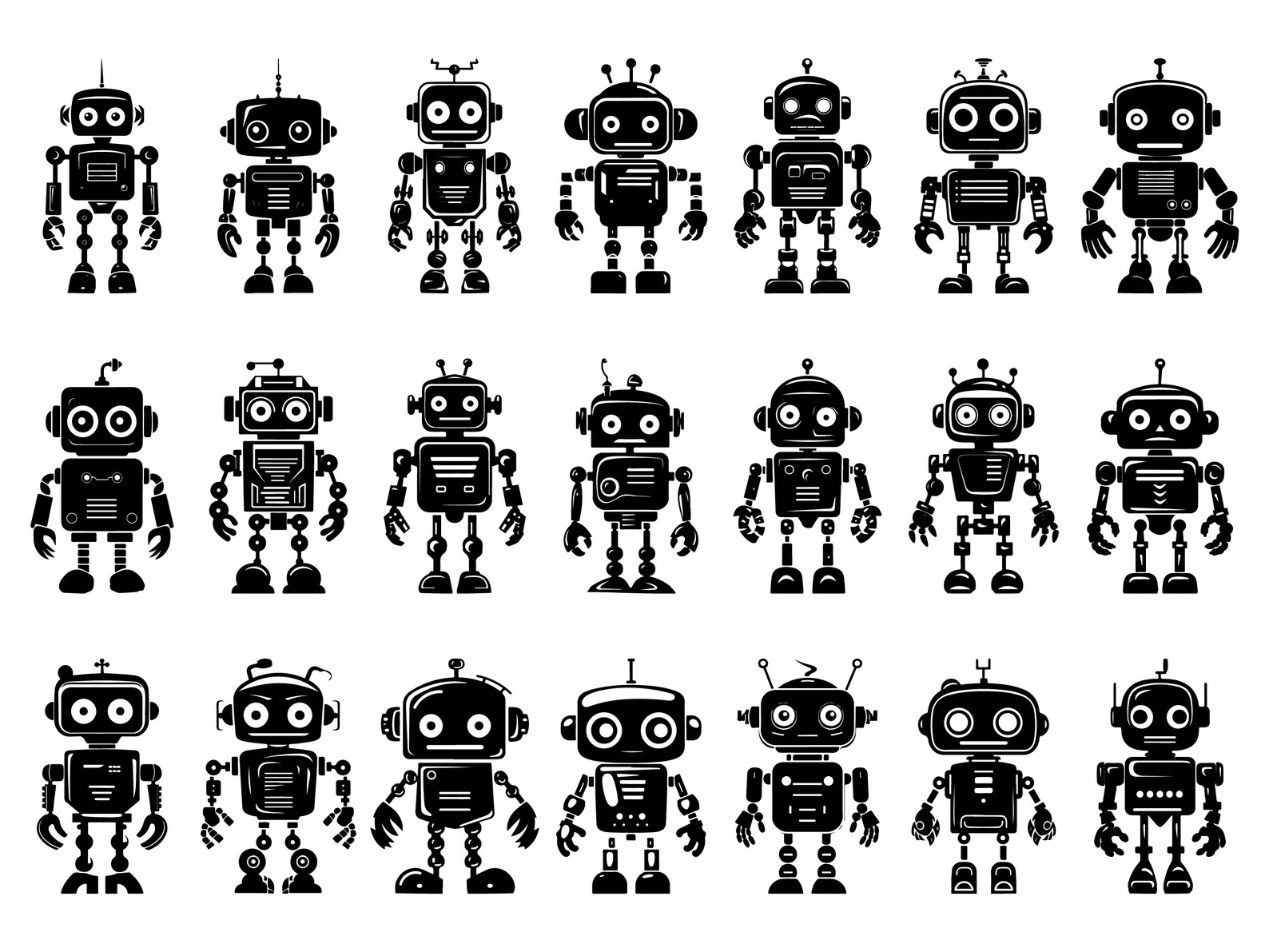 Robot SVG, Robot PNG, Roblox Robot SVG, Robot Factory Svg, the Wild
