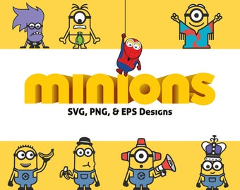 Minion SVG Bundle, Minions Gesicht SVG, Minion SVG Umriss, Minion Png schwarz und weiß, Einfach Unverbesserlich SVG, Minion Avengers SVG, Hand gezeichnet png