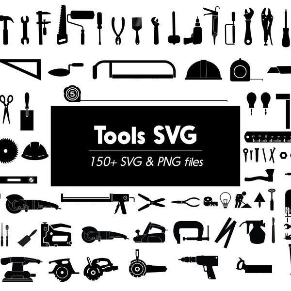 Tools SVG, Tool Box Svg, Repair Tools Svg, Handyman Svg Tools Clipart, Mechanics Tools Svg, Carpenter Tools Svg, Dad Tools Svg, Mechanic svg