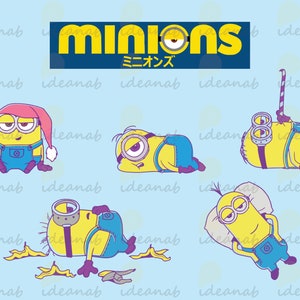 Minion SVG Bundle, Minions Face SVG, Minions SVG Outline, Minion Png Black and White, Despicable Me Svg, Minion Avengers Svg, Hand Drawn png image 2