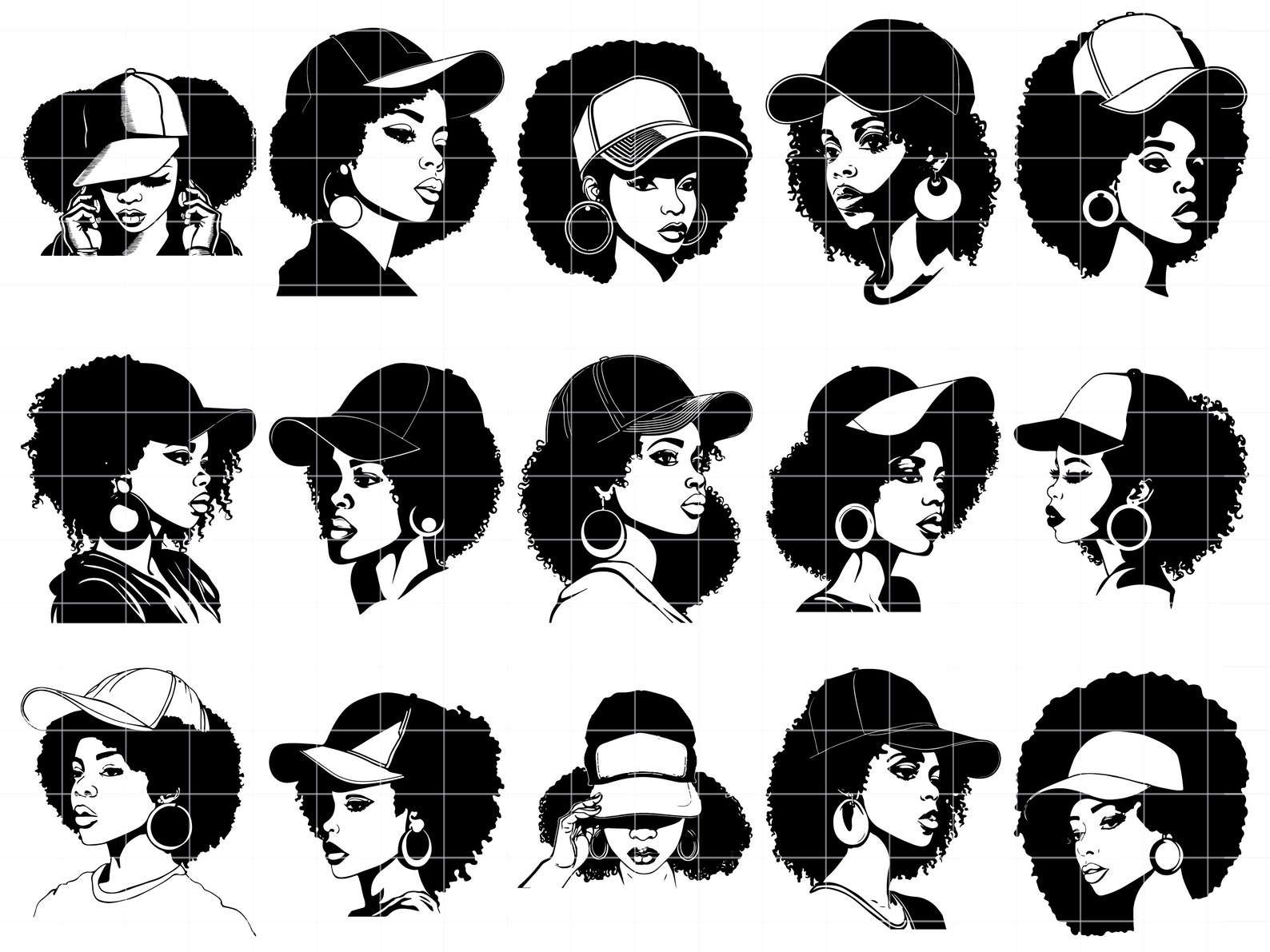 black-woman-svg-afro-woman-svg-black-woman-silhouette-svg-etsy