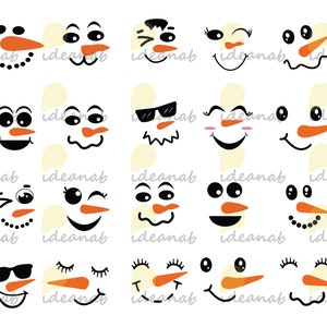 Snowman Face SVG, Snowman Svg, Frosty the Snowman Face Svg, Winter Svg