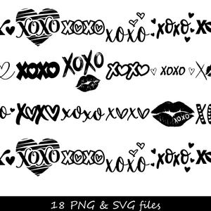 XOXO SVG, SVG amour, je t'aime SVG, SVG coeur, amour des cliparts, SVG Saint-Valentin, Saint-Valentin SVG, tic tac toe xoxo, tic tac toe svg