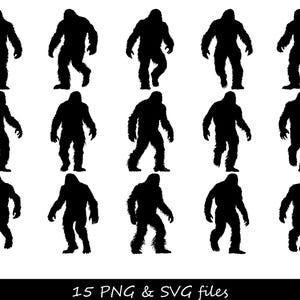 Bigfoot SVG, Sasquatch SVG, Bigfoot Silhouette SVG, Bigfoot Clipart, Bigfoot Decal svg, Bigfoot Footprint svg, Bigfoot Camping svg, Yeti svg