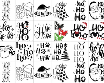 Ho Ho Ho SVG, Santa SVG, Christmas SVG, Ho Ho Ho Christmas svg, Santa Laugh svg, Funny Christmas svg, Holiday Cheer svg, Jolly Santa svg