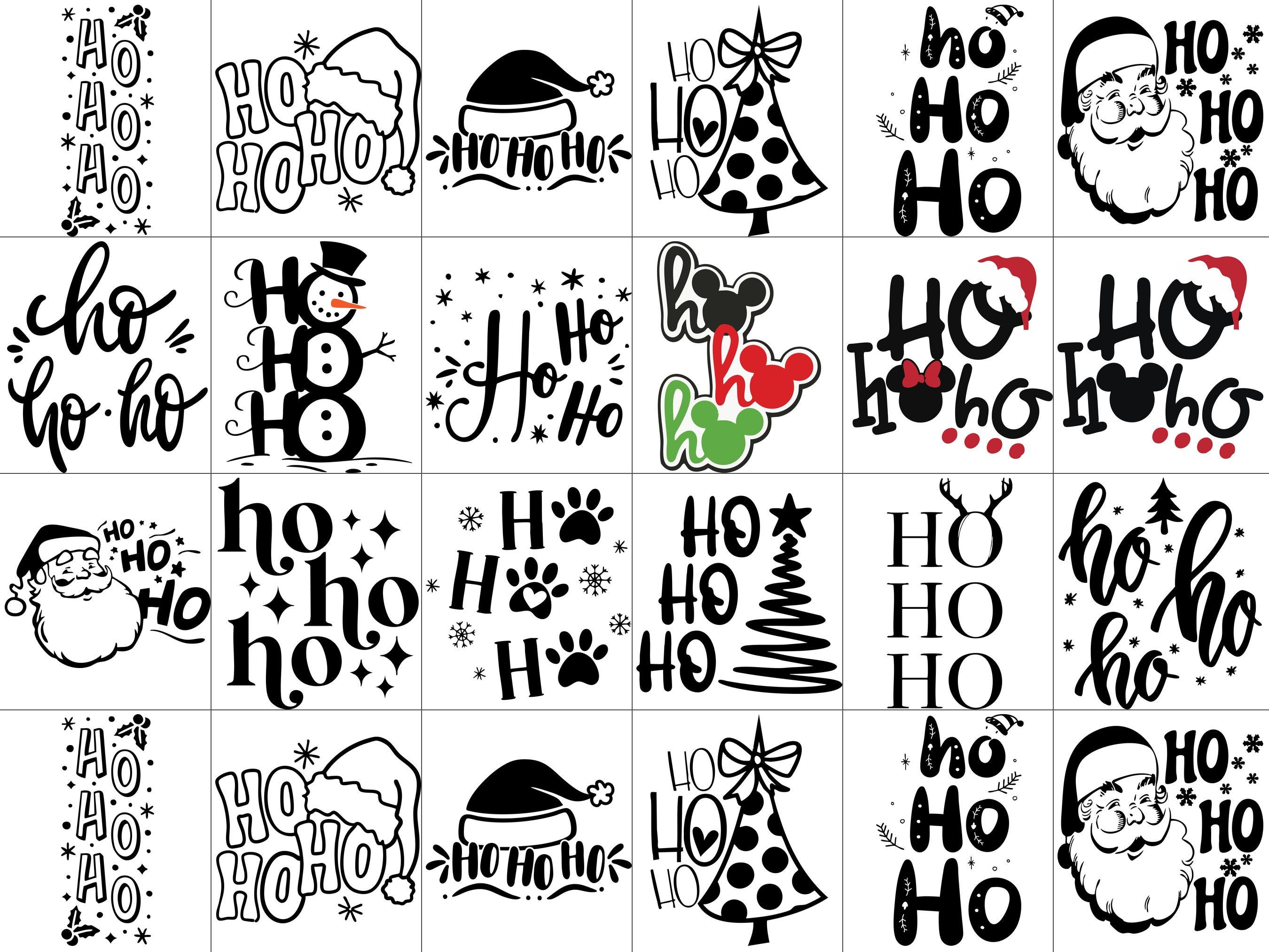 Ho Ho Ho SVG, Santa SVG, Weihnachten SVG, Ho Ho Ho Weihnachten svg, Weihnachtsmann lachen svg, lustige Weihnachtssvg, Feiertagsbeifall svg, Jolly Santa svg