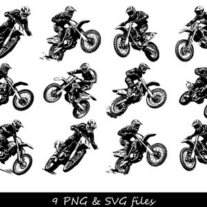 Motocross Rider SVG, SVG Dirtbike, moto SVG, vélo Svg, fille motard Svg, motard Svg, Svg vtt, vélo rétro Svg, Svg moto cross