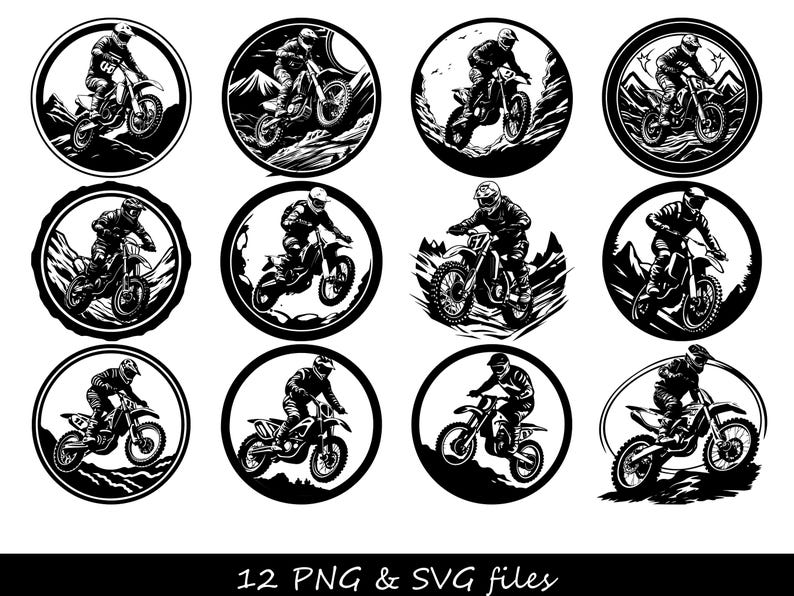 Grasstrack Rider Svg Motocross Rider SVG, Dirtbike SVG, Motorcycle SVG, Bike Svg, Girl Biker ...