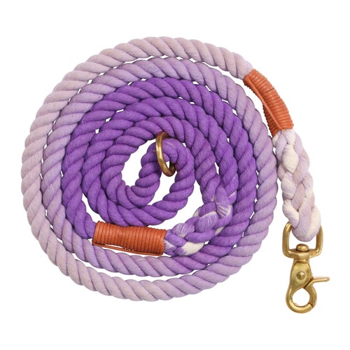 Beautiful Handmade Cotton Rope Dog Lead JUTE Etsy UK