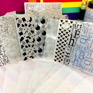 Pastas de relevo-AA, conjunto de duas, artesanato em papel, fabricação de cartões, papel em relevo, cartões feitos à mão, para máquina de relevo