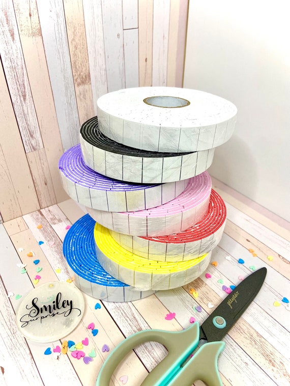 Color Double-sided Foam Tape 4 Rolls, Pre-cut Foam Tape, Paper Crafting, Card  Making, Paper Layering, Color Foamie, Craft Supplies, Cricut 