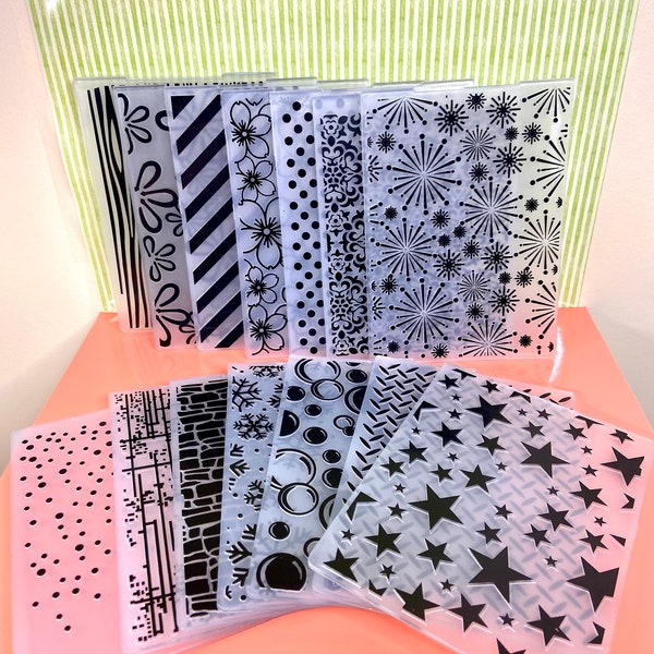 Embossing Folders for Card Making - Etsy