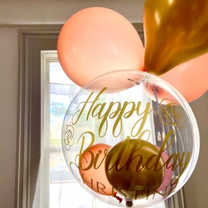 Set di kit di palloncini trasparenti con imbottitura personalizzata, trasparenti, palloncini per feste, palloncini in vinile, feste di compleanno, baby shower, matrimoni, anniversari