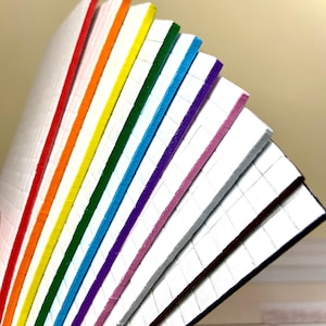 Gekleurde 3D-schuimvierkanten 6 x 6 mm — Dubbelzijdig klevend voor kaarten maken en scrapbooking afbeelding 4