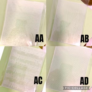 Embossingmappen, set van twee: benodigdheden voor het maken van kaarten (4,25 x 5,5 inch) afbeelding 2