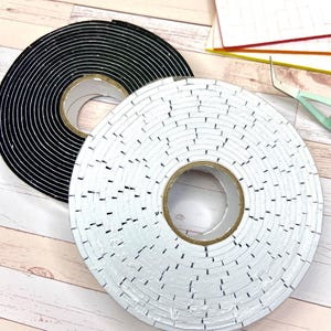 Gekleurde 3D-schuimvierkanten 6 x 6 mm — Dubbelzijdig klevend voor kaarten maken en scrapbooking afbeelding 7