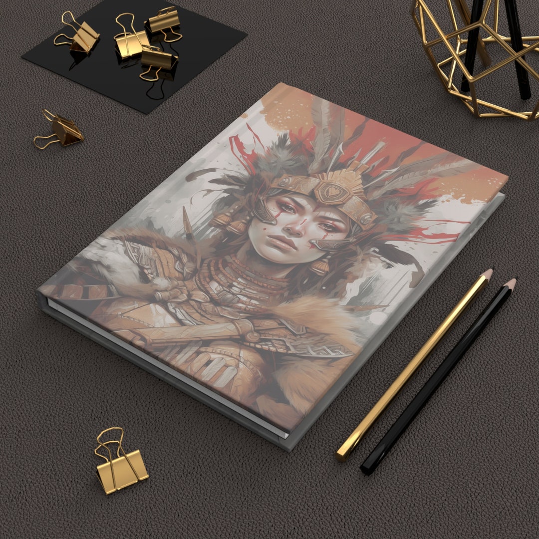 Warrior Woman Journal Hardcover Matte Finish Diary Notebook Planner ...