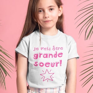 BIG SISTER 01 T-shirt girl, future big sister, pregnancy ad, pregnancy and birth gift idea, big sister, older sister ad