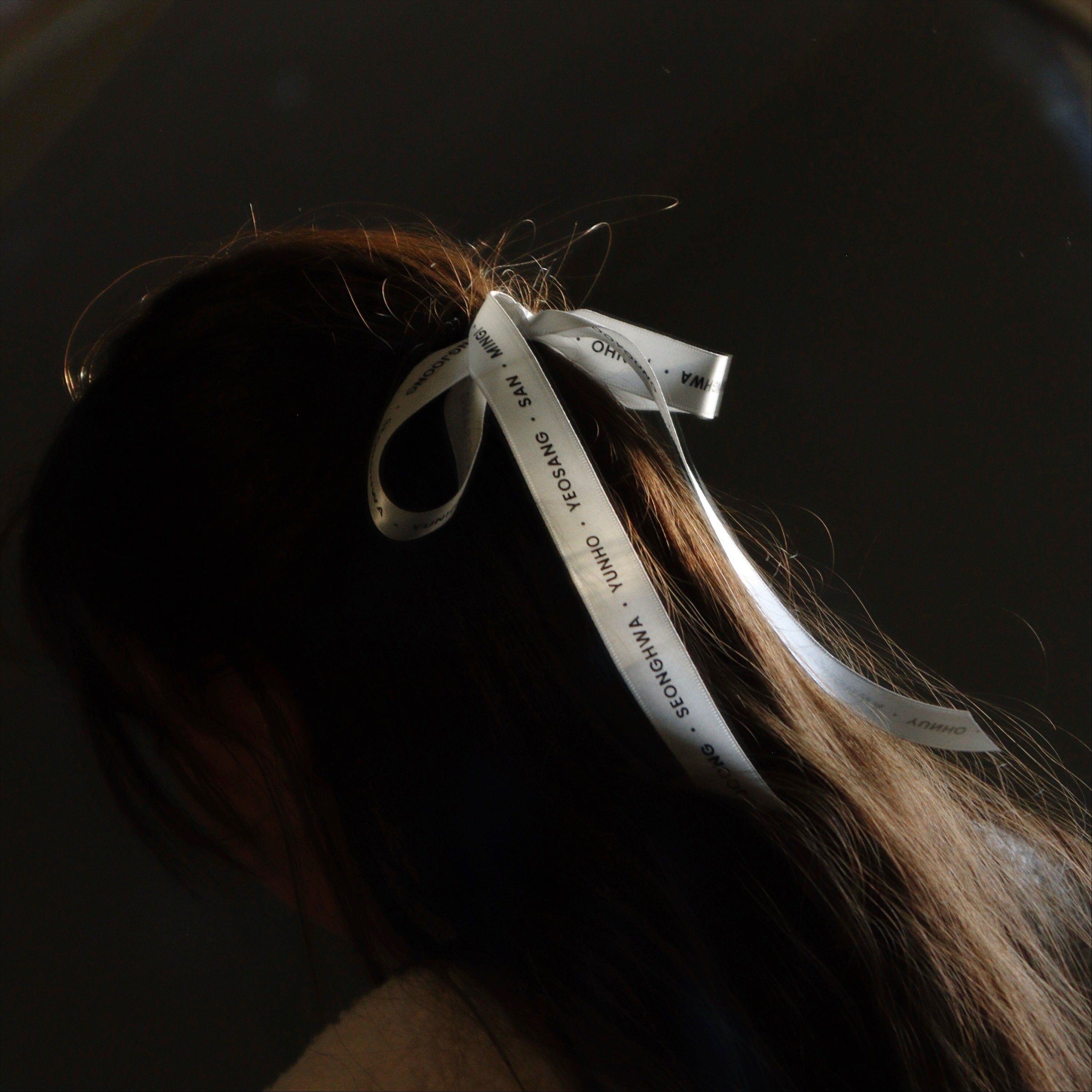 ateeminirecord ホンジュン ヨサン ユニット リボン ATEEZ Member Ribbon | ATINY | Kpop Merch | Lightstick Bow