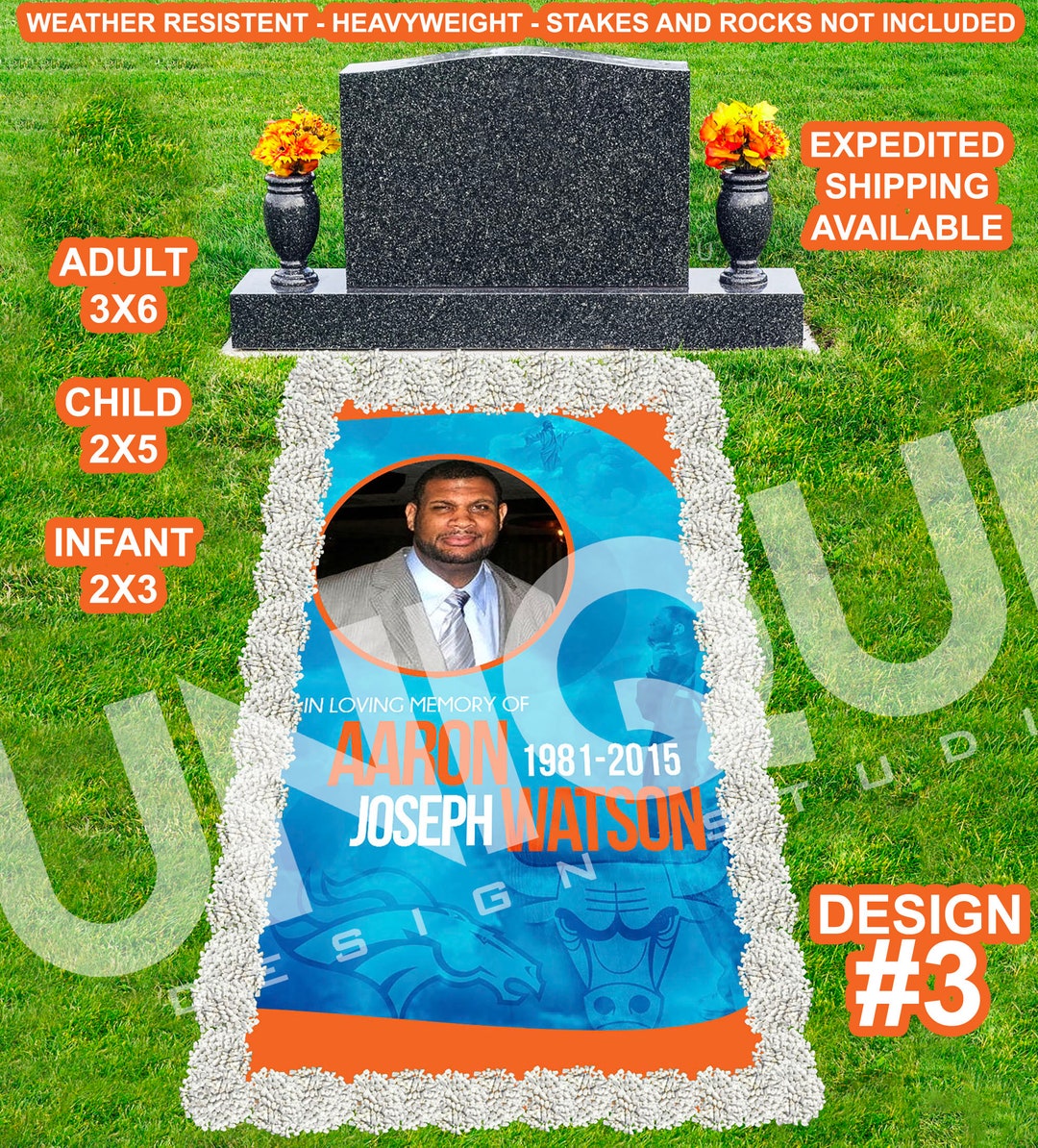 Memorial Grave Blanket, Custom in Loving Memory Grave Blanket, Grave