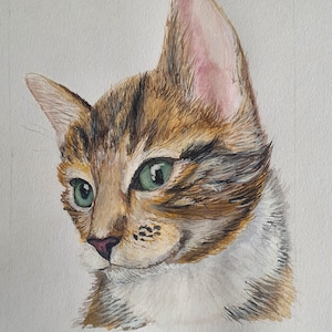 Custom Hand-painted Pet Portrait