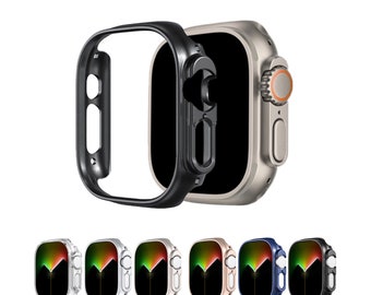 New Bumper Case for Apple Watch Ultra 49mm Full Protection PC Hard Cover Frame iWatch Series 8 Series 9