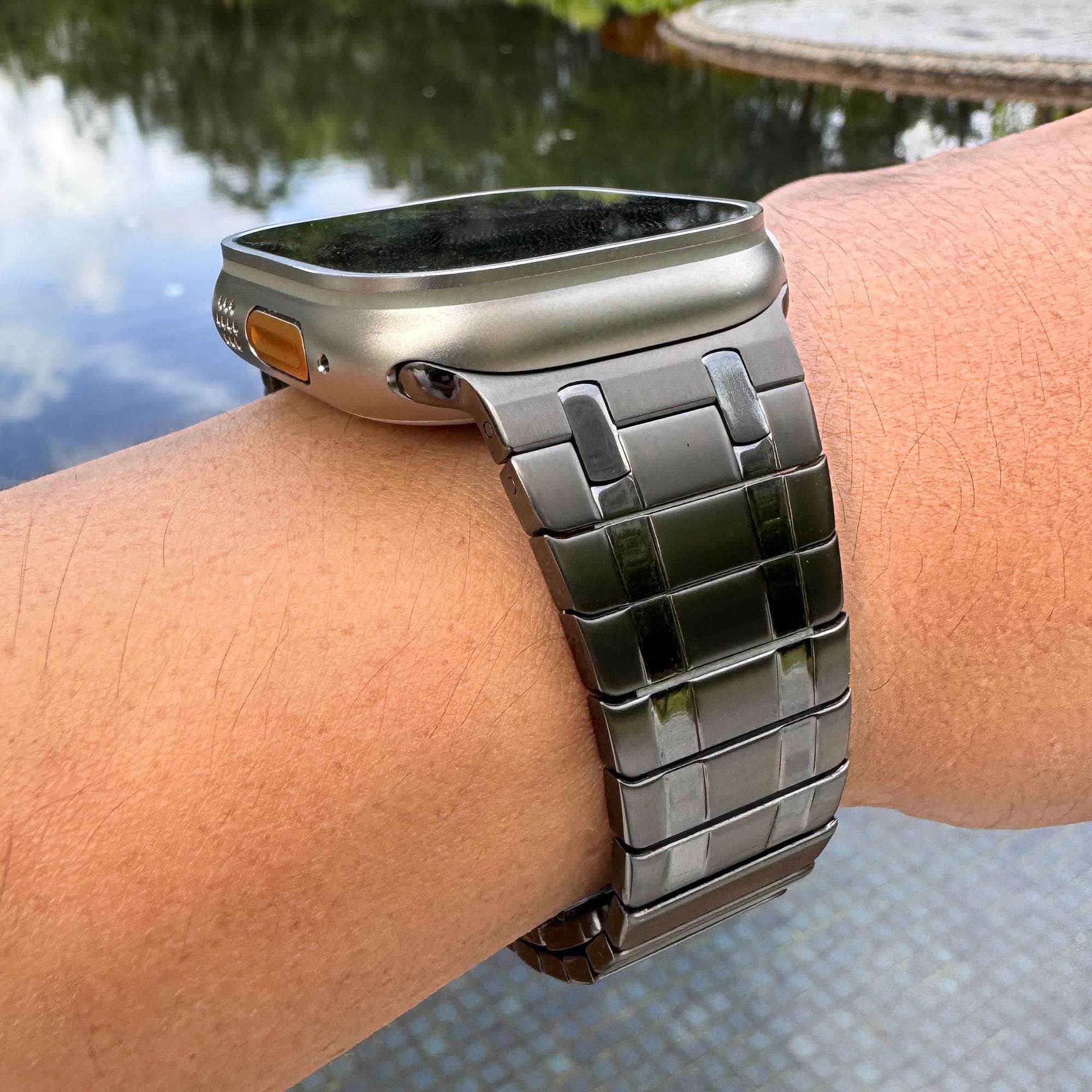 Space Grey Apple Watch Stainless Steel Ultra Magnetic 49mm 46mm 