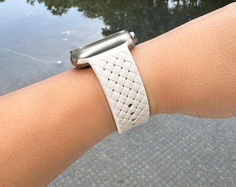 Starlight FlexGuard Silicone Apple Watch Bands Soft Breathable Durable Straps Available in 9 Vibrant Colors Sizes 38/40/41/42/44/45/46/49mm